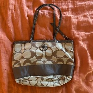 Medium Sized Coach Shoulder Bag